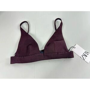 Zara Bikini Top Brown Size XS